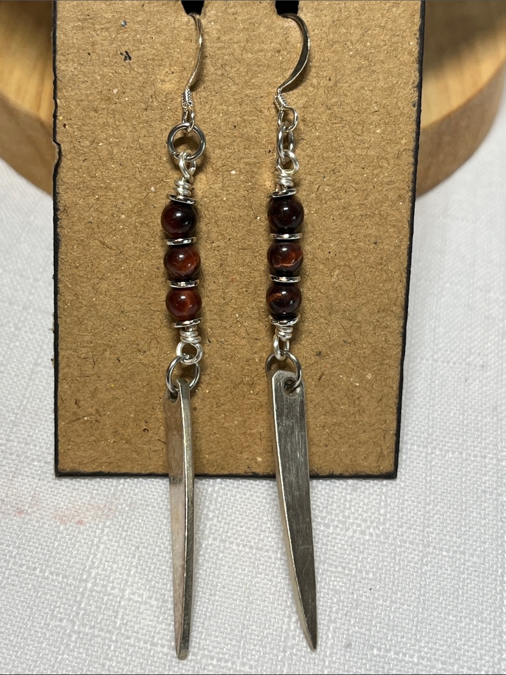 Handmade beaded dangle earrings
Whimsical 
New